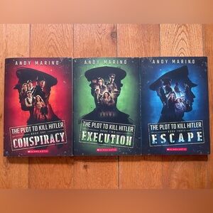 Andy Marino “plot to kill hitler” scholastic 3 book set